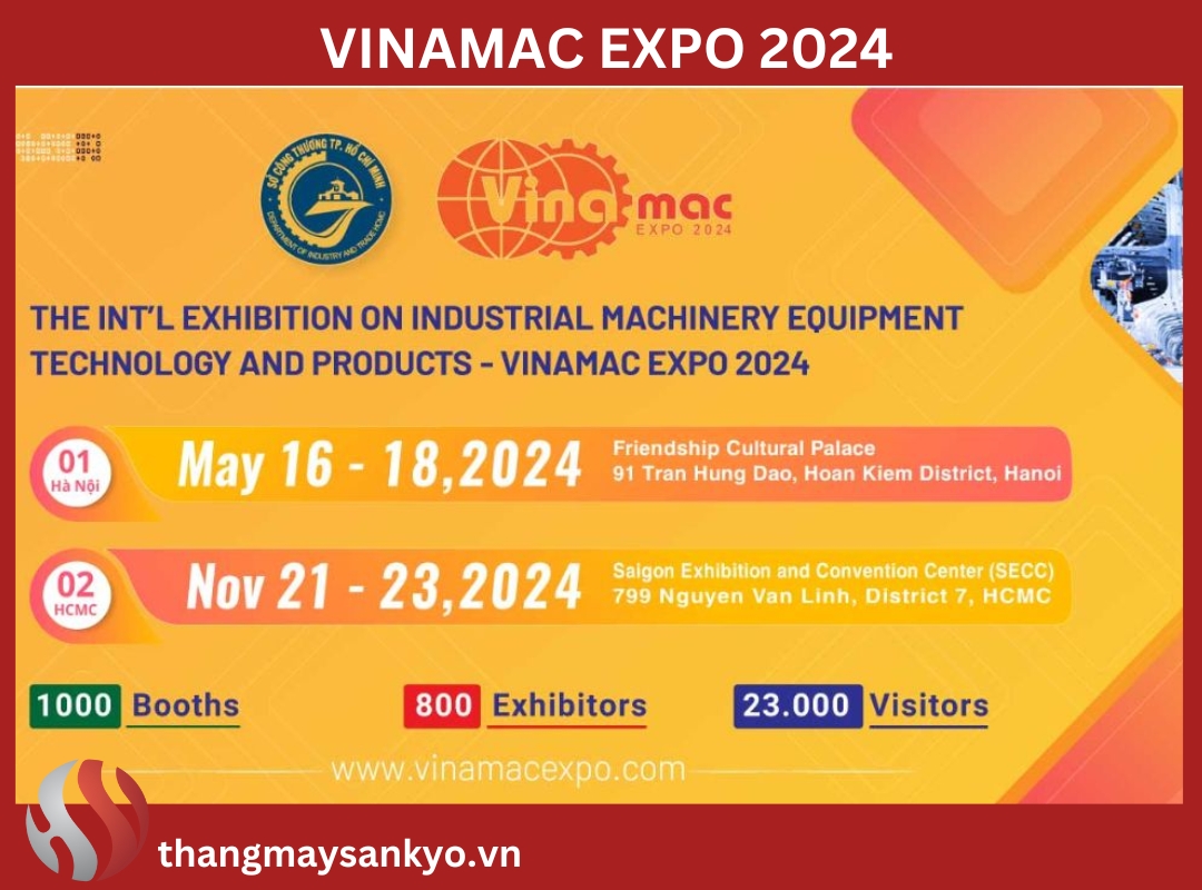 Triển lãm Quốc tế về Máy móc, Thiết bị, Công nghệ và Sản phẩm Công nghiệp lần thứ 19 tại Hà Nội - VINAMAC EXPO 2024 Triển lãm Quốc tế về Máy móc, Thiết bị, Công nghệ và Sản phẩm Công nghiệp lần thứ 19 tại Hà Nội - VINAMAC EXPO 2024