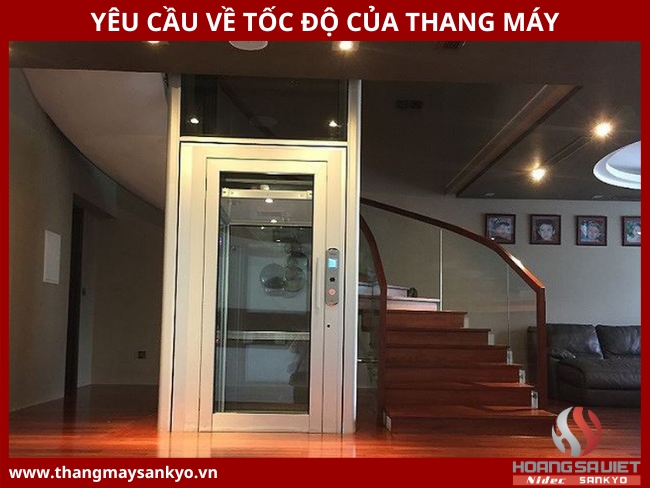Yêu cầu về tốc độ thang máy Yêu cầu về tốc độ thang máy