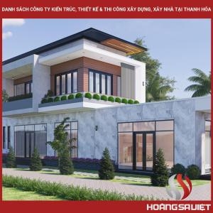 Danh Sách Công Ty Kiến Trúc, Thiết Kế & Thi Công Xây Dựng, Xây Nhà Tại Thanh Hóa