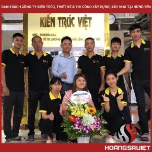 Danh Sách Công Ty Kiến Trúc, Thiết Kế & Thi Công Xây Dựng, Xây Nhà Tại Hưng Yên