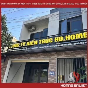 Danh Sách Công Ty Kiến Trúc, Thiết Kế & Thi Công Xây Dựng, Xây Nhà Tại Thái Nguyên