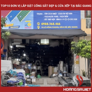 Top10 Đơn Vị Lắp Đặt Cổng Sắt Đẹp & Cửa Xếp Tại Bắc Giang