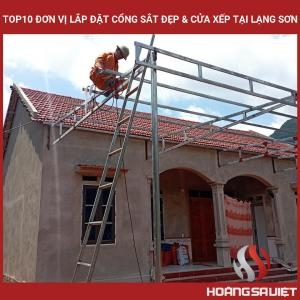 Top10 Đơn Vị Lắp Đặt Cổng Sắt Đẹp & Cửa Xếp Tại Lạng Sơn