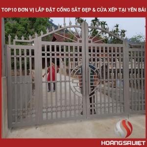 Top10 Đơn Vị Lắp Đặt Cổng Sắt Đẹp & Cửa Xếp Tại Yên Bái