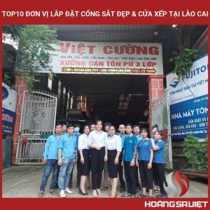 Top10 Đơn Vị Lắp Đặt Cổng Sắt Đẹp & Cửa Xếp Tại Lào Cai