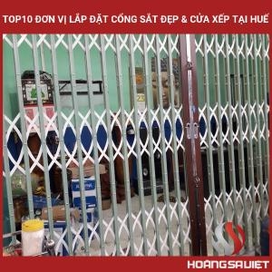 顺化市十大安装精美铁门和折叠门的单位