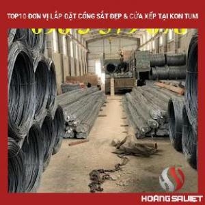 Top10 Đơn Vị Lắp Đặt Cổng Sắt Đẹp & Cửa Xếp Tại Kon Tum