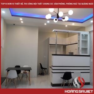 Top10 Đơn Vị Thiết Kế, Thi Công Nội Thất Chung Cư, Văn Phòng, Phòng Ngủ Tại Quảng Ngãi