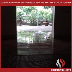 Top10 Đơn Vị Thi Công Làm Tủ Bếp Các Loại: Gỗ, Nhôm, Inox, Nhựa, Acrylic Cánh Kính Tại Yên Bái