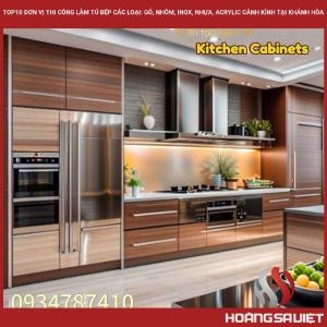 Top 10 Construction Units for Kitchen Cabinets of All Types: Wood, Aluminum, Stainless Steel, Plastic, Acrylic with Glass Doors in Khanh Hoa Top 10 Construction Units for Kitchen Cabinets of All Types: Wood, Aluminum, Stainless Steel, Plastic, Acrylic with Glass Doors in Khanh Hoa