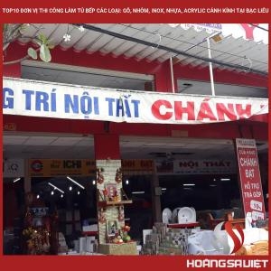 Top10 Đơn Vị Thi Công Làm Tủ Bếp Các Loại: Gỗ, Nhôm, Inox, Nhựa, Acrylic Cánh Kính Tại Bạc Liêu