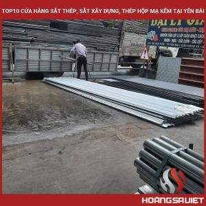 Top10 Cửa Hàng Sắt Thép, Sắt Xây Dựng, Thép Hộp Mạ Kẽm Tại Yên Bái