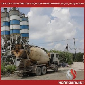 Top10 Đơn Vị Cung Cấp Bê Tông Tươi, Bê Tông Thương Phẩm Mác: 200, 250, 300 Tại Hà Giang