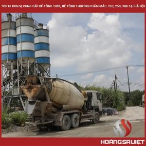 河内十大新鲜混凝土、商用混凝土等级：200、250、300 供应商