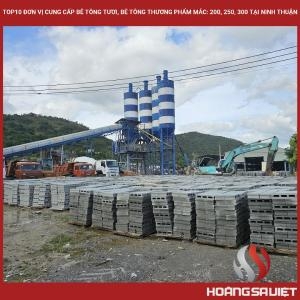 Top10 Đơn Vị Cung Cấp Bê Tông Tươi, Bê Tông Thương Phẩm Mác: 200, 250, 300 Tại Ninh Thuận