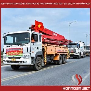 Top 10 Suppliers of Fresh Concrete, Commercial Concrete Grades: 200, 250, 300 in Quang Nam Top 10 Suppliers of Fresh Concrete, Commercial Concrete Grades: 200, 250, 300 in Quang Nam