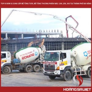 Top 10 Suppliers of Fresh Concrete, Commercial Concrete Grades: 200, 250, 300 in Da Nang City Top 10 Suppliers of Fresh Concrete, Commercial Concrete Grades: 200, 250, 300 in Da Nang City