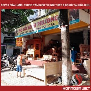 Top10 Cửa Hàng, Trung Tâm Siêu Thị Nội Thất & Đồ Gỗ Tại Hòa Bình 