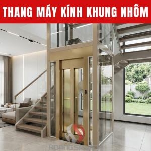 Thang Máy Khung Nhôm Kính