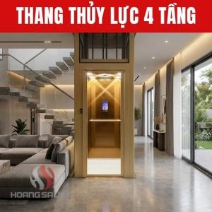 Thang Máy Thủy Lực 4 Tầng