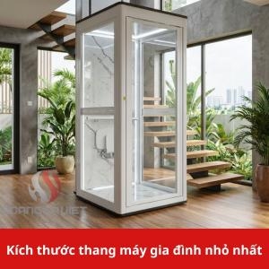Kích Thước Thang Máy Gia Đình Nhỏ Nhất Là Bao Nhiêu?
