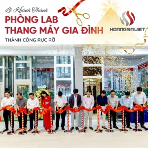 Lễ Khánh Thành Phòng Lab Thang Máy Gia Đình Thành Công Rực Rỡ