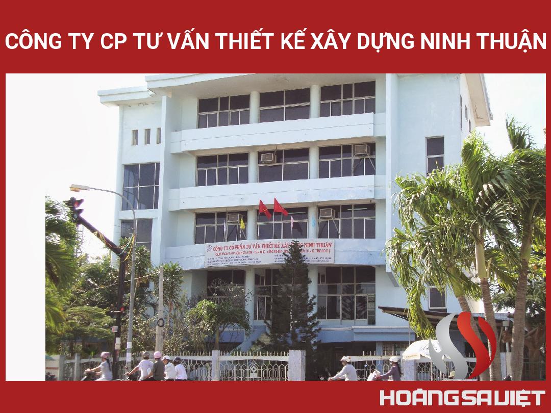 CÔNG TY CP TƯ VẤN THIẾT KẾ XÂY DỰNG NINH THUẬN CÔNG TY CP TƯ VẤN THIẾT KẾ XÂY DỰNG NINH THUẬN