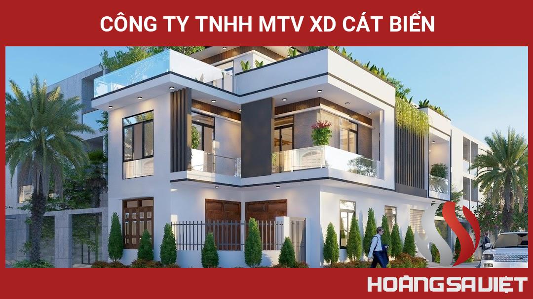 CÔNG TY TNHH MTV XD Cát Biển CÔNG TY TNHH MTV XD Cát Biển