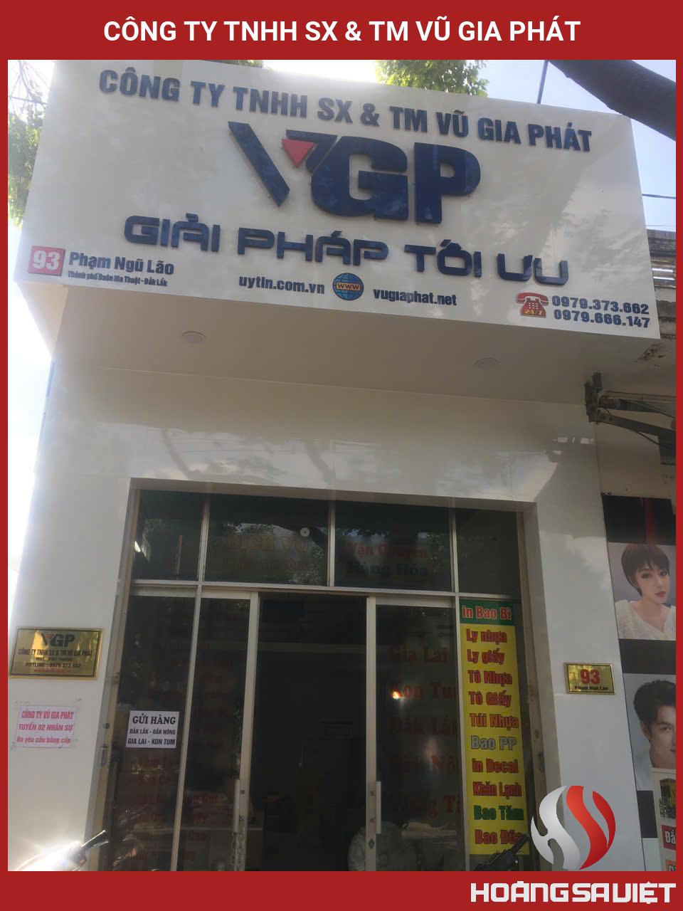 CÔNG TY TNHH SX & TM VŨ GIA PHÁT CÔNG TY TNHH SX & TM VŨ GIA PHÁT