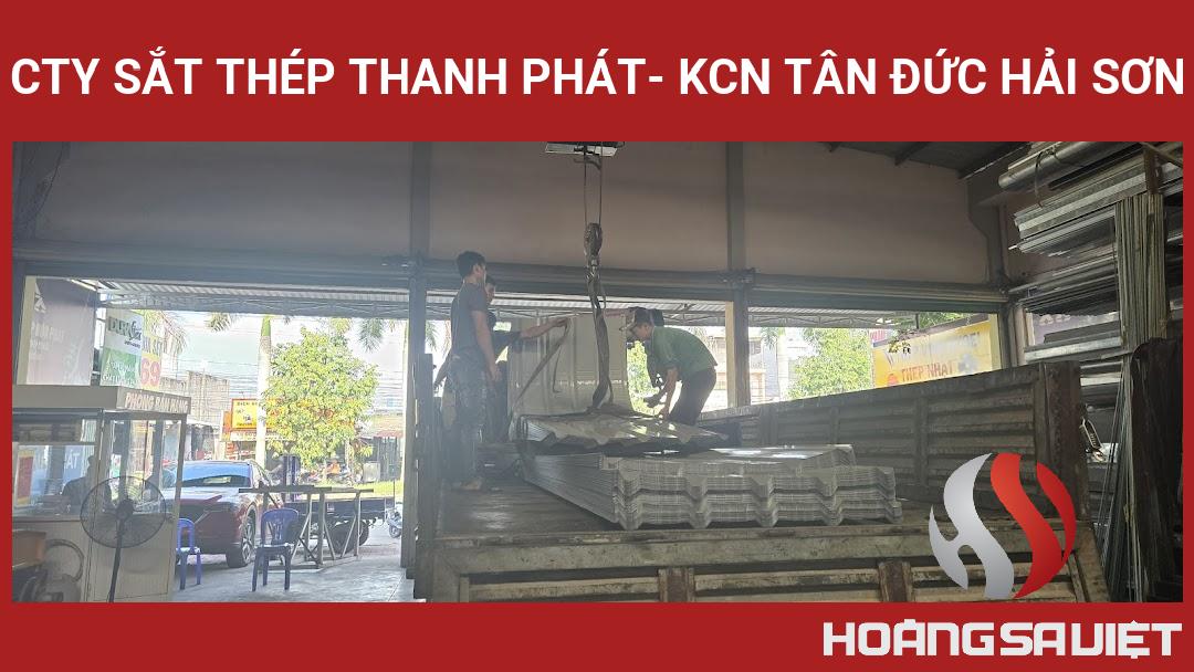 CTY SẮT THÉP THANH PHÁT- KCN TÂN ĐỨC HẢI SƠN CTY SẮT THÉP THANH PHÁT- KCN TÂN ĐỨC HẢI SƠN