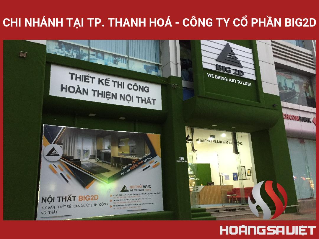 Chi Nhánh Tại TP. Thanh Hoá - Công Ty Cổ Phần Big2D Chi Nhánh Tại TP. Thanh Hoá - Công Ty Cổ Phần Big2D