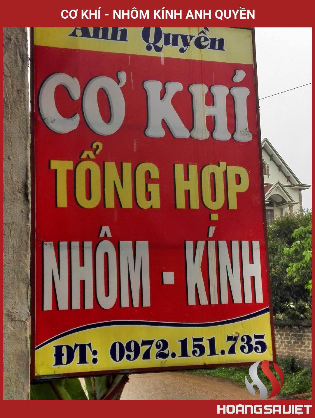 Cơ Khí - Nhôm Kính Anh Quyền Cơ Khí - Nhôm Kính Anh Quyền