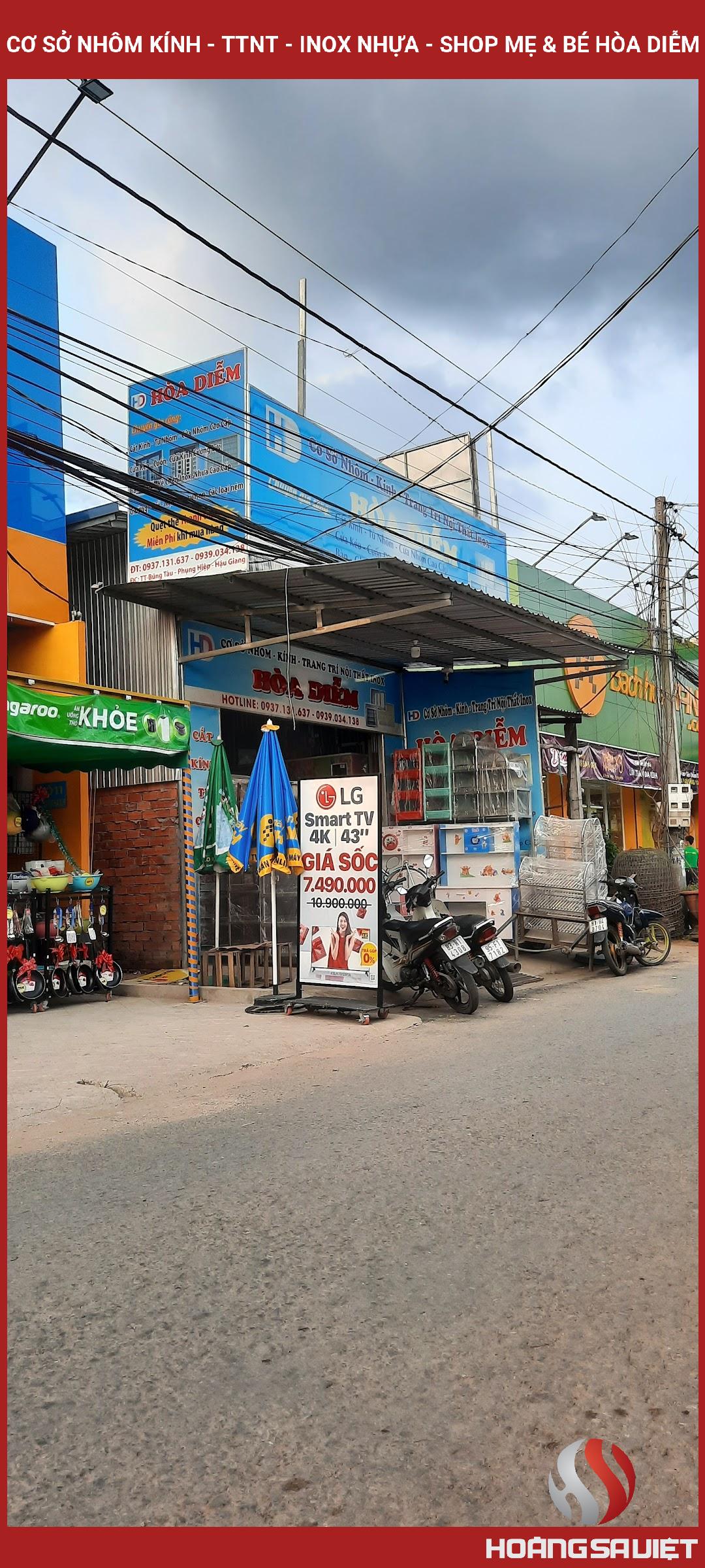 Cơ Sở Nhôm Kính - TTNT - Inox Nhựa - Shop Mẹ & Bé Hòa Diễm Cơ Sở Nhôm Kính - TTNT - Inox Nhựa - Shop Mẹ & Bé Hòa Diễm