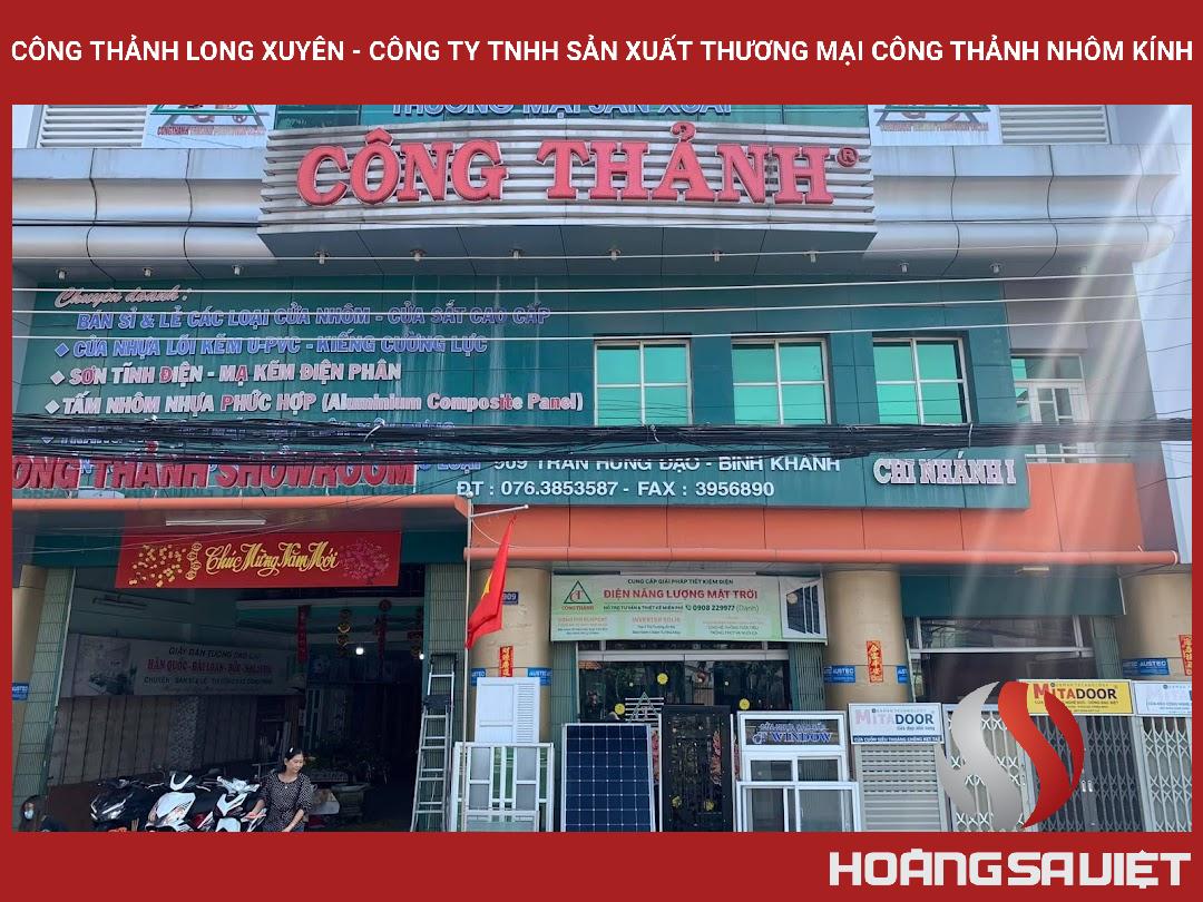 Công Thảnh Long Xuyên - Công Ty TNHH Sản Xuất Thương Mại Công Thảnh Nhôm Kính Công Thảnh Long Xuyên - Công Ty TNHH Sản Xuất Thương Mại Công Thảnh Nhôm Kính