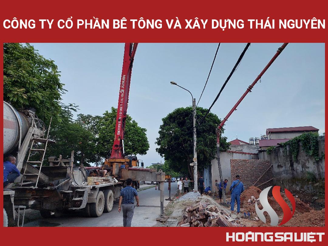 Công Ty Cổ Phần Bê Tông Và Xây Dựng Thái Nguyên Công Ty Cổ Phần Bê Tông Và Xây Dựng Thái Nguyên