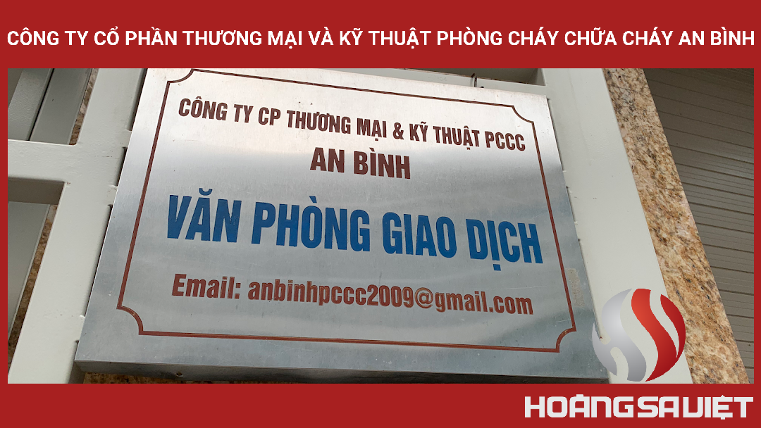 Công Ty Cổ Phần Thương Mại Và Kỹ Thuật Phòng Cháy Chữa Cháy An Bình Công Ty Cổ Phần Thương Mại Và Kỹ Thuật Phòng Cháy Chữa Cháy An Bình