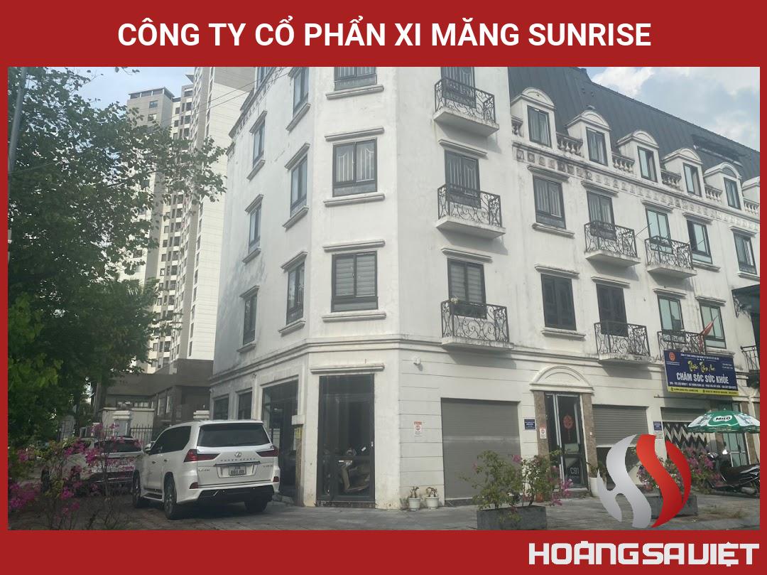 Công Ty Cổ Phẩn Xi Măng Sunrise Công Ty Cổ Phẩn Xi Măng Sunrise