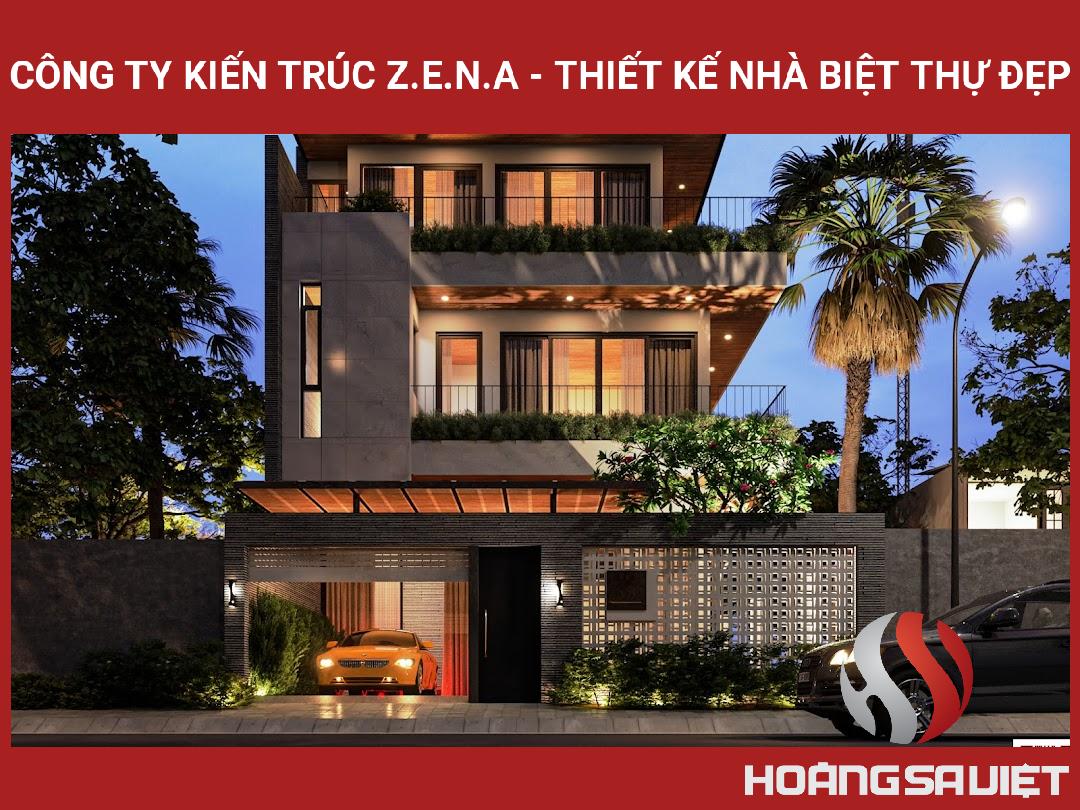 Công Ty Kiến Trúc Z.E.N.A - Thiết Kế Nhà Biệt Thự đẹp Công Ty Kiến Trúc Z.E.N.A - Thiết Kế Nhà Biệt Thự đẹp