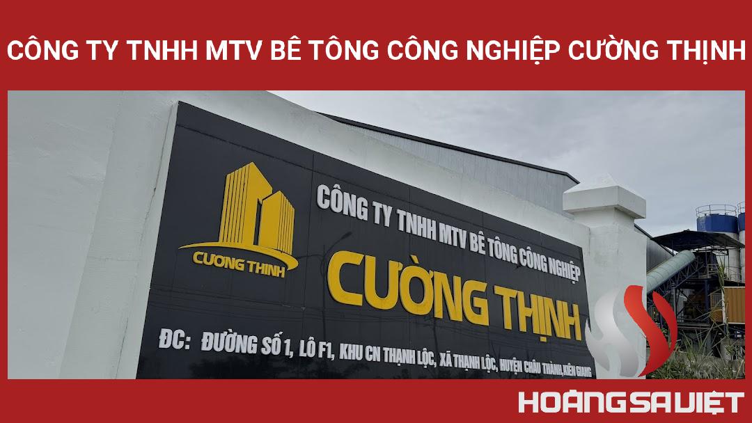 Công Ty TNHH MTV Bê Tông Công Nghiệp Cường Thịnh Công Ty TNHH MTV Bê Tông Công Nghiệp Cường Thịnh