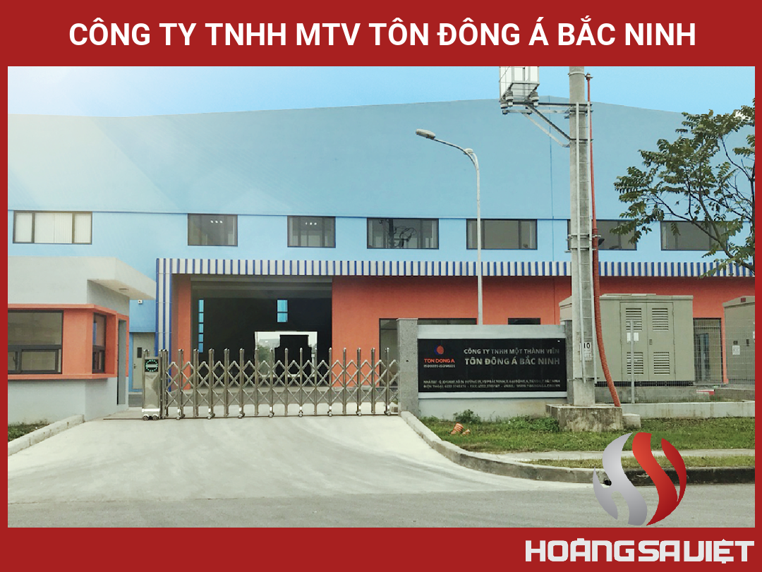 Công Ty TNHH MTV Tôn Đông Á Bắc Ninh Công Ty TNHH MTV Tôn Đông Á Bắc Ninh