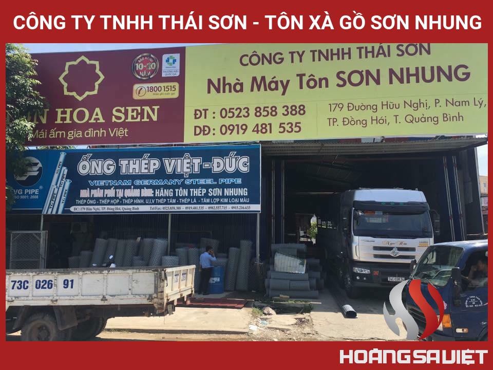 Công Ty TNHH Thái Sơn - Tôn Xà Gồ Sơn Nhung Công Ty TNHH Thái Sơn - Tôn Xà Gồ Sơn Nhung