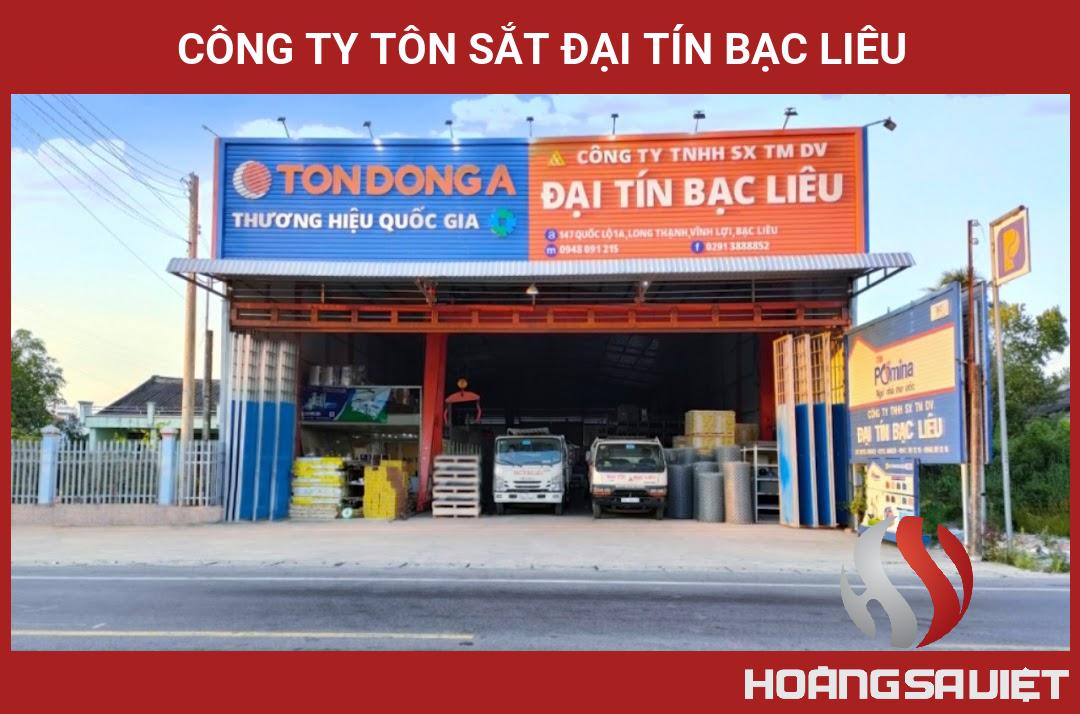 Công Ty Tôn Sắt Đại Tín Bạc Liêu Công Ty Tôn Sắt Đại Tín Bạc Liêu