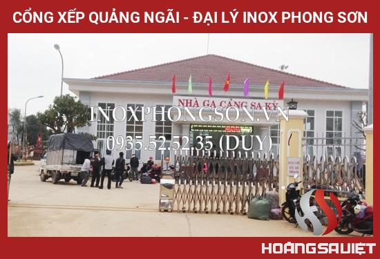 Cổng Xếp Quảng Ngãi - Đại Lý Inox Phong Sơn Cổng Xếp Quảng Ngãi - Đại Lý Inox Phong Sơn