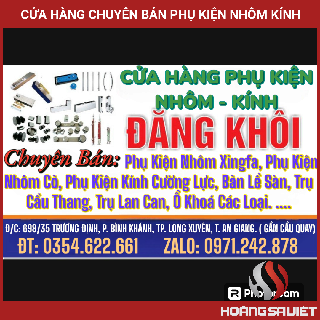Cửa Hàng Chuyên Bán Phụ Kiện Nhôm Kính Cửa Hàng Chuyên Bán Phụ Kiện Nhôm Kính