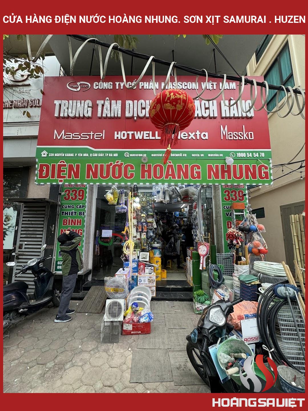Cửa Hàng Điện Nước Hoàng Nhung. Sơn Xịt Samurai . Huzen Cửa Hàng Điện Nước Hoàng Nhung. Sơn Xịt Samurai . Huzen