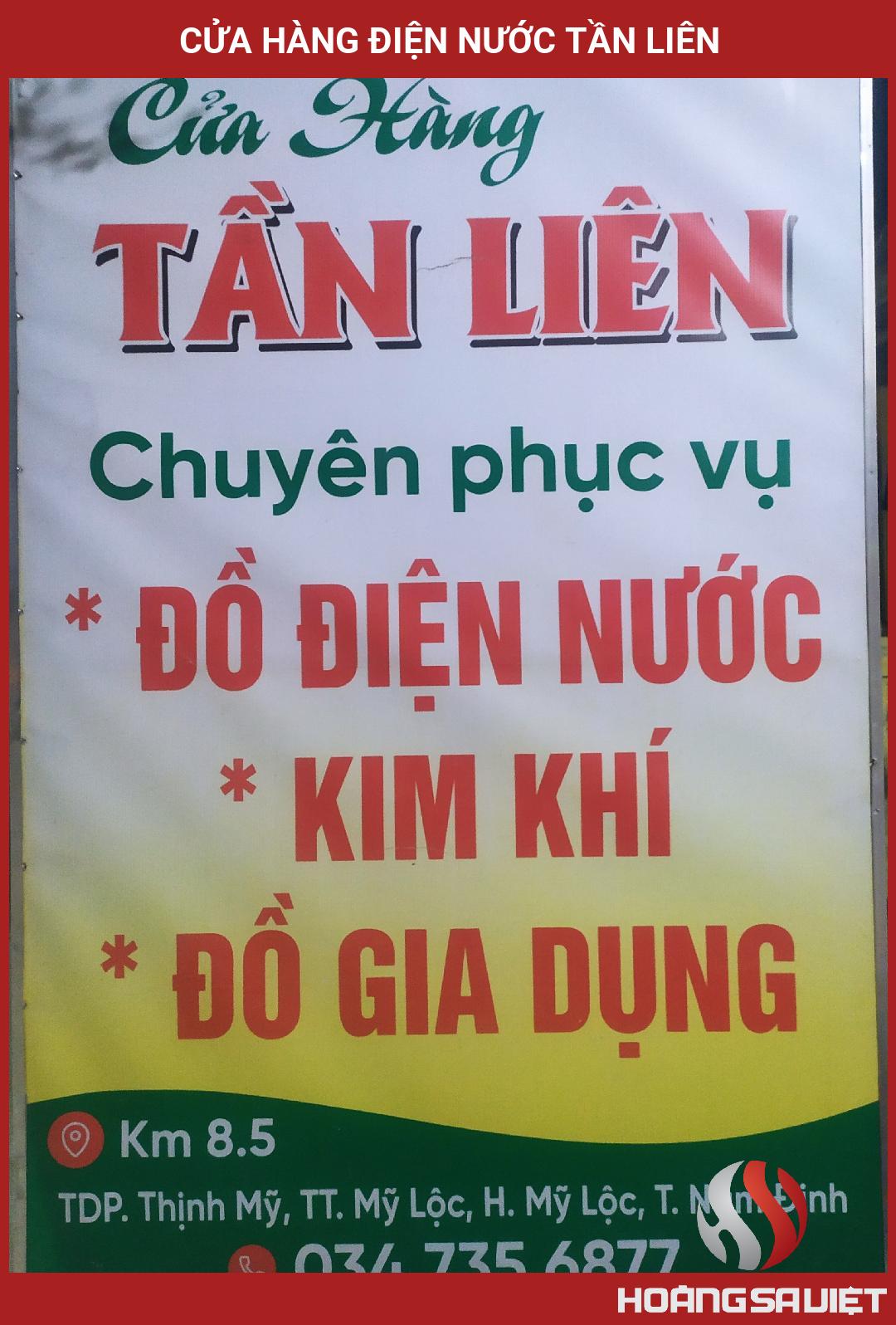 Cửa Hàng Điện Nước Tần Liên Cửa Hàng Điện Nước Tần Liên