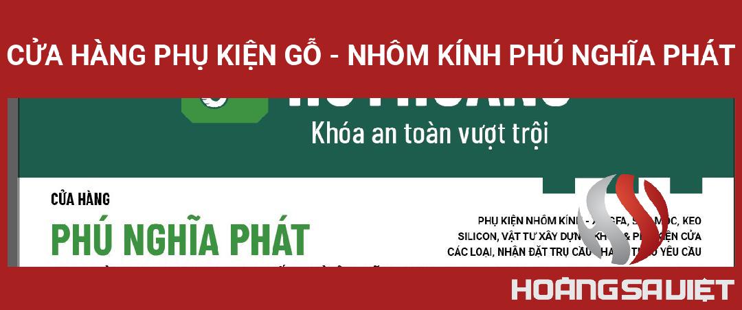 Cửa Hàng Phụ Kiện Gỗ - Nhôm Kính PHÚ NGHĨA PHÁT Cửa Hàng Phụ Kiện Gỗ - Nhôm Kính PHÚ NGHĨA PHÁT
