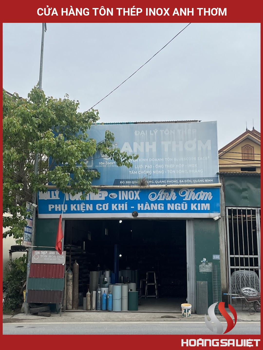 Cửa Hàng Tôn Thép Inox Anh Thơm Cửa Hàng Tôn Thép Inox Anh Thơm