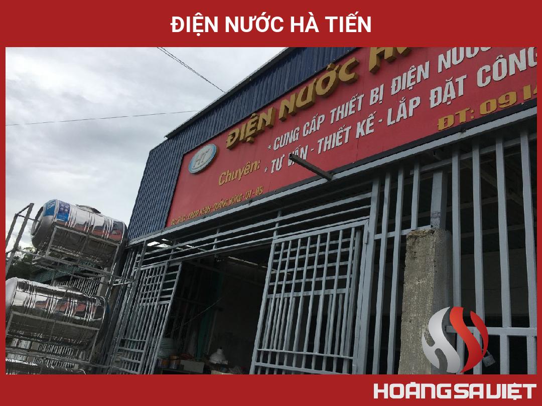 ĐIỆN NƯỚC HÀ TIẾN ĐIỆN NƯỚC HÀ TIẾN