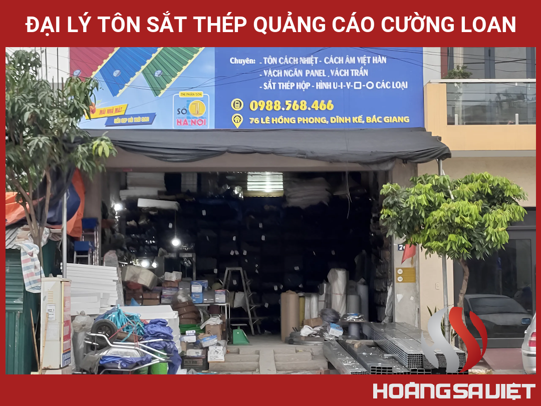 Đại Lý Tôn Sắt Thép Quảng Cáo Cường Loan Đại Lý Tôn Sắt Thép Quảng Cáo Cường Loan